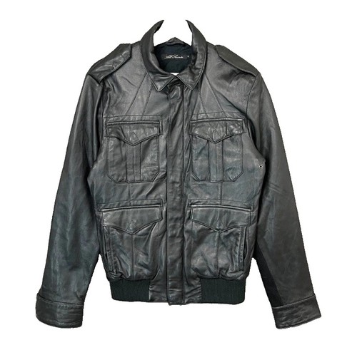Allsaints stearn black leather - allsaints,